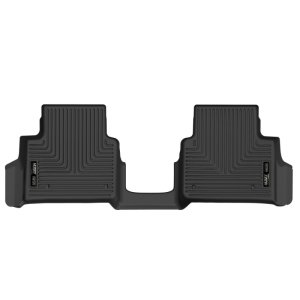 Jeep Grand Cherokee L Floor Mats - Rear - Husky Liners - X-act Contour - Black - `21-`23